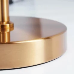 Suspension Verre Fumé-hofstein Lampe de table Verbania Laiton, 1 lumière