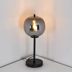 hofstein Lampe de table Verbania Noir, 1 lumière