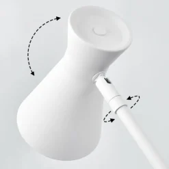 Luminaires Scandinaves-hofstein Lampe de table Vijes Blanc, 1 lumière