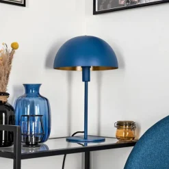 Lampes Dorées-hofstein Lampe de table Vivian Bleu, 1 lumière