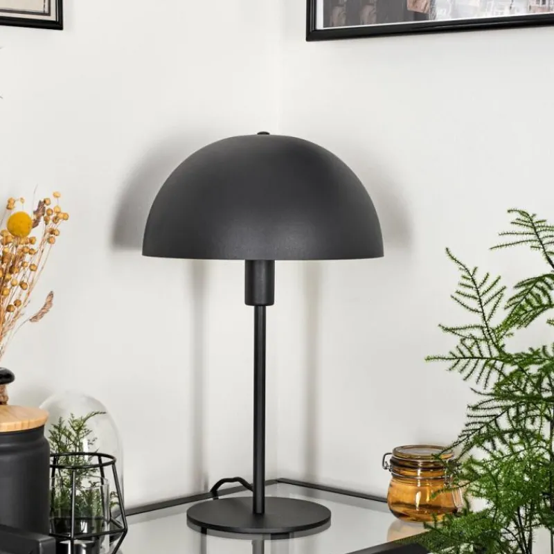 Lampes Dorées-hofstein Lampe de table Vivian Noir, 1 lumière