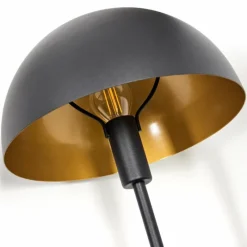 Lampes Dorées-hofstein Lampe de table Vivian Noir, 1 lumière
