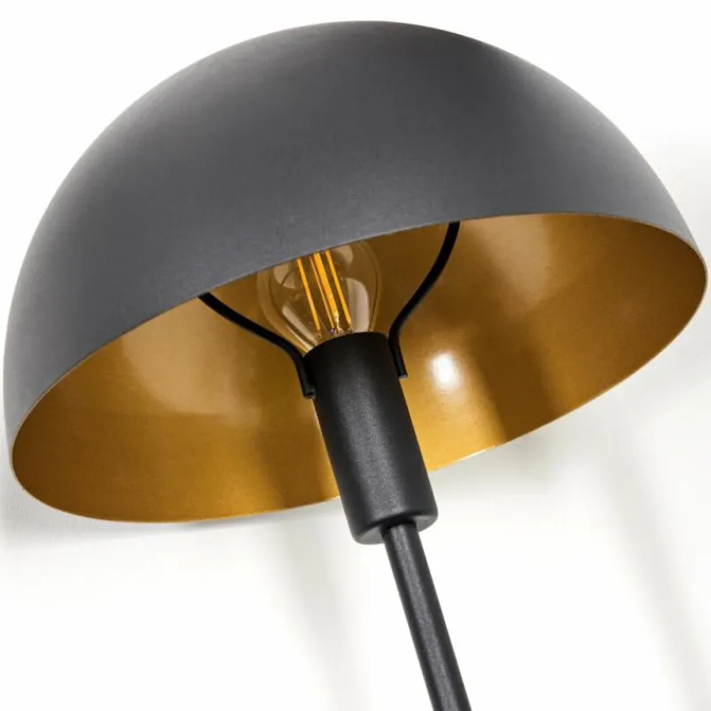 Lampes Dorées-hofstein Lampe de table Vivian Noir, 1 lumière