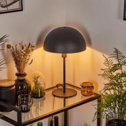 Lampes Dorées-hofstein Lampe de table Vivian Noir, 1 lumière