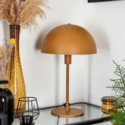 Luminaires Scandinaves-hofstein Lampe de table Vivian Ocre, 1 lumière