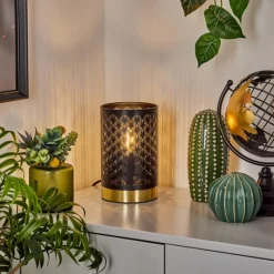 Lampes Dorées-hofstein Lampe de table Wamic Or, 1 lumière