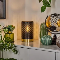 Lampes Dorées-hofstein Lampe de table Wamic Or, 1 lumière