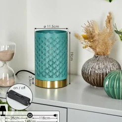 Lampes Dorées-hofstein Lampe de table Wamic Or, 1 lumière