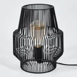 Lampes Industrielles-hofstein Lampe de table Wemude Noir, 1 lumière