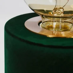 Lampes En Tissu-hofstein Lampe de table Weruga Vert, Laiton, 1 lumière