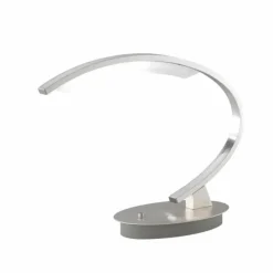 Luminaires Wofi Lampe de table Wofi SEGURA LED Nickel mat, 1 lumière* Lampes À Poser
