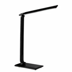 Luminaires Wofi Lampe de table Wofi TUBAC LED Noir, 1 lumière* Éclairage Led