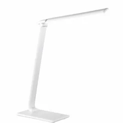 Luminaires Wofi Lampe de table Wofi TUBAC LED Blanc, 1 lumière* Éclairage Led