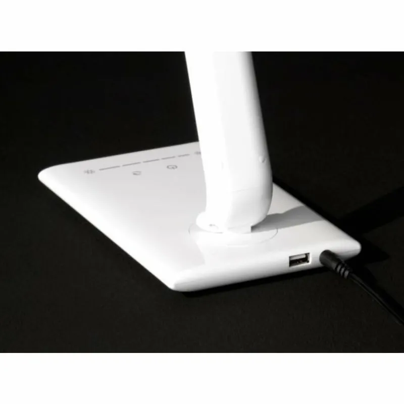 Luminaires Wofi Lampe de table Wofi TUBAC LED Blanc, 1 lumière* Éclairage Led