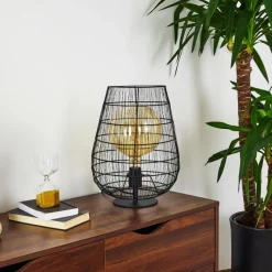 hofstein Lampe de table Yachats Noir, 1 lumière* Lampes À Poser