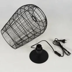 hofstein Lampe de table Yachats Noir, 1 lumière* Lampes À Poser