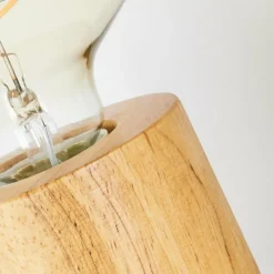 Style Boho-Chic-hofstein Lampe de table Yuto Écru, 1 lumière