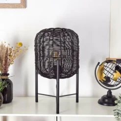 Luminaires Scandinaves-hofstein Lampe de table Zaracure Noir, 1 lumière