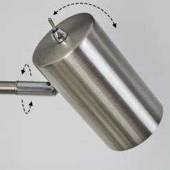 Luminaires Scandinaves-hofstein Lampe de table Zuoz Chrome, Nickel mat, 1 lumière