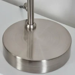 Luminaires Scandinaves-hofstein Lampe de table Zuoz Chrome, Nickel mat, 1 lumière