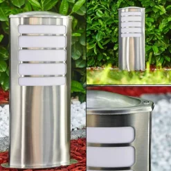 hofstein Lampe d'extérieur Alslev Acier inoxydable, 1 lumière