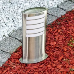 hofstein Lampe d'extérieur Alslev Acier inoxydable, 1 lumière