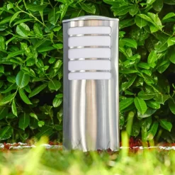 hofstein Lampe d'extérieur Alslev Acier inoxydable, 1 lumière