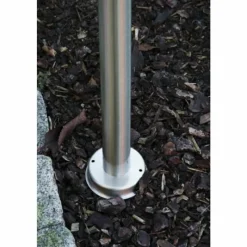 Luminaires Globo Lighting Lampe d'extérieur Globo BOWLE II Acier inoxydable, Transparent, 1 lumière