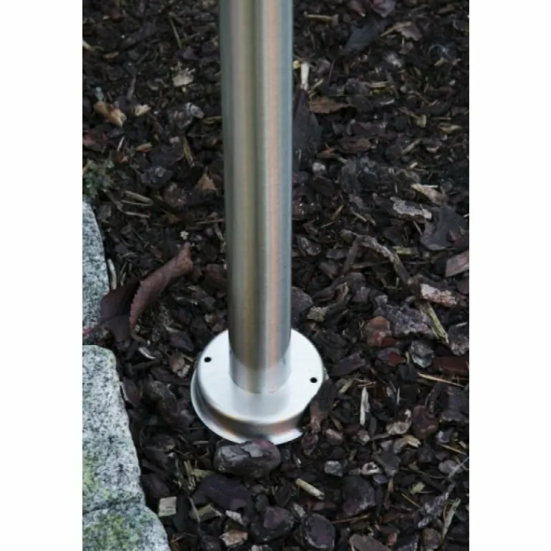 Luminaires Globo Lighting Lampe d'extérieur Globo BOWLE II Acier inoxydable, Transparent, 1 lumière