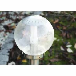 Luminaires Globo Lighting Lampe d'extérieur Globo BOWLE II Acier inoxydable, Transparent, 1 lumière