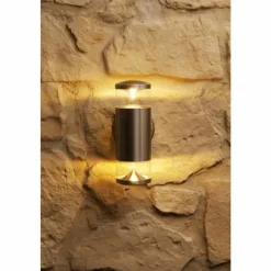 Luminaires Globo Lighting Lampe d'extérieur Globo CARME Acier inoxydable, 2 lumières