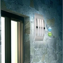 Luminaires Globo Lighting Lampe d'extérieur Globo CORNUS Acier inoxydable, 1 lumière