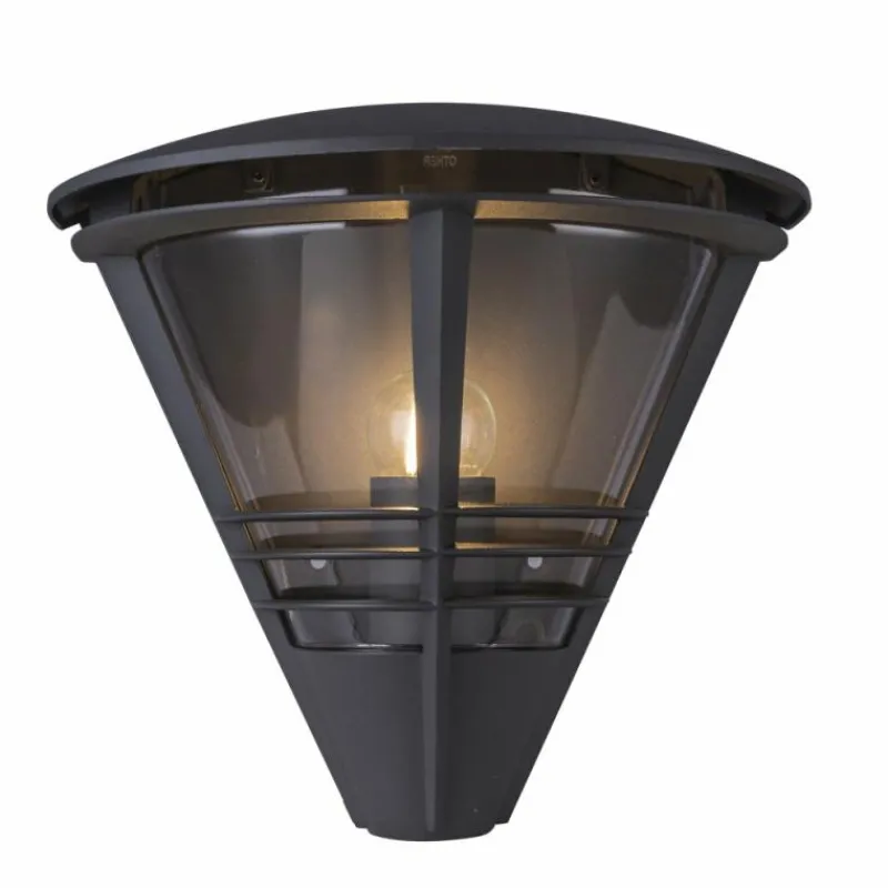 Luminaires Rustiques-Luminaires Globo Lighting Lampe d'extérieur GLOBO Flux Anthracite, 1 lumière