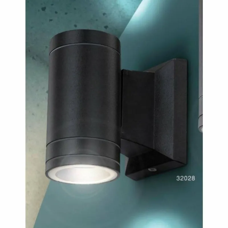 Luminaires Globo Lighting Lampe d'extérieur Globo GANTAR Gris, Noir, 1 lumière