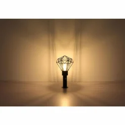 Luminaires Globo Lighting Lampe d'extérieur Globo HORACE Noir, 1 lumière, Détecteur de mouvement