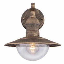 Luminaires Rustiques-Luminaires Globo Lighting Lampe d'extérieur Globo LINDA Noir, 1 lumière