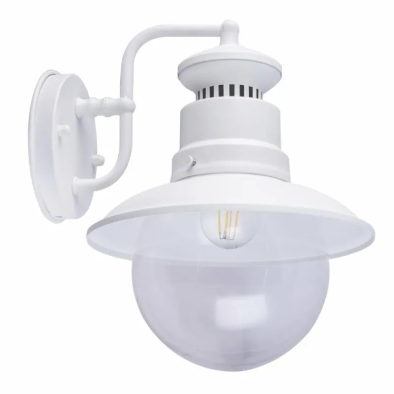 Lampes Vintages & Rétros-Luminaires Globo Lighting Lampe d'extérieur GLOBO Rom Blanc, 1 lumière