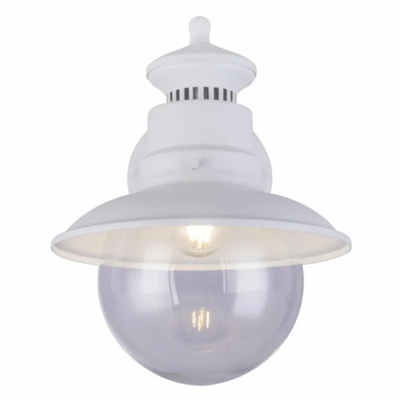 Lampes Vintages & Rétros-Luminaires Globo Lighting Lampe d'extérieur GLOBO Rom Blanc, 1 lumière