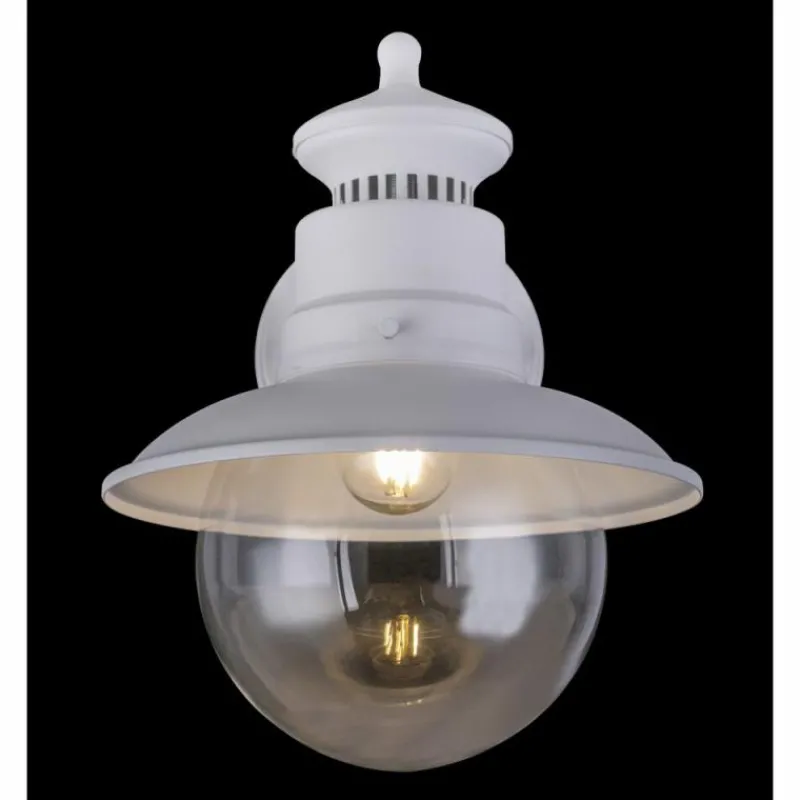 Lampes Vintages & Rétros-Luminaires Globo Lighting Lampe d'extérieur GLOBO Rom Blanc, 1 lumière