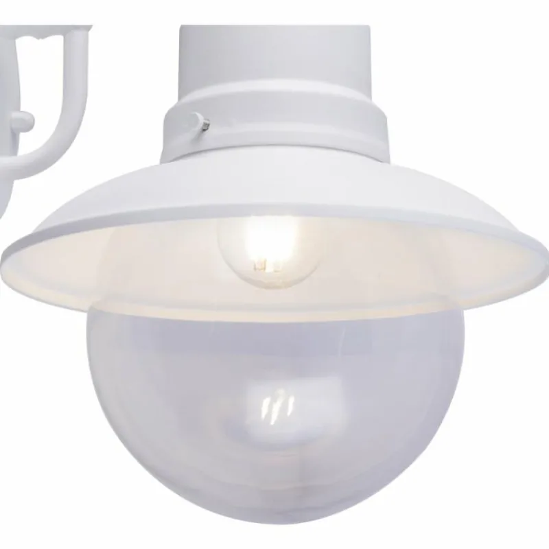 Lampes Vintages & Rétros-Luminaires Globo Lighting Lampe d'extérieur GLOBO Rom Blanc, 1 lumière