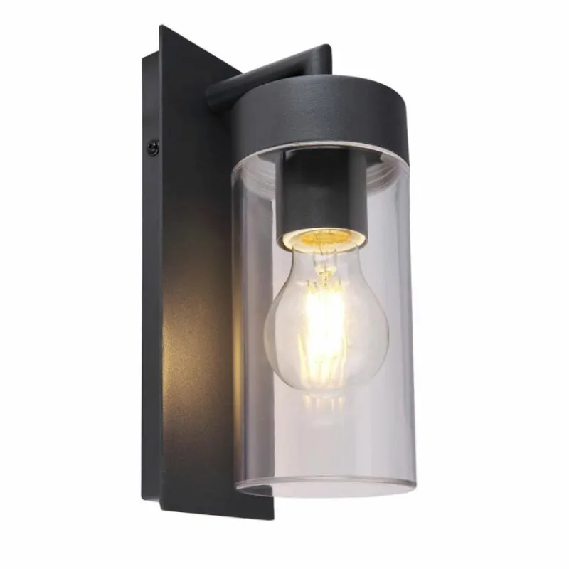 Luminaires Rustiques-Luminaires Globo Lighting Lampe d'extérieur Globo ROX Anthracite, 1 lumière