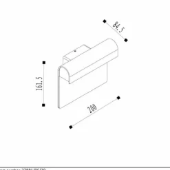 Luminaires Lucide Lampe d'extérieur Lucide THESI LED Noir, 1 lumière