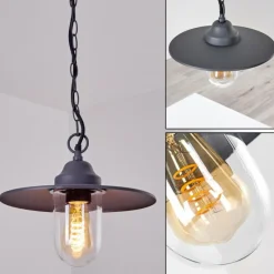 hofstein Lampe d'extérieur Mijas Anthracite, 1 lumière