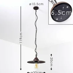 hofstein Lampe d'extérieur Mijas Rouille, 1 lumière