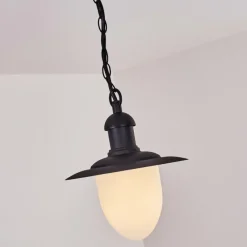 Luminaires Rustiques-hofstein Lampe d'extérieur Surnu Noir, 1 lumière