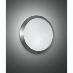 Luminaires Fabas Luce Lampe extérieure Fabas Luce BOREA Nickel mat, 1 lumière