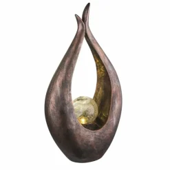 Luminaires Orientaux-Luminaires Globo Lighting lampe extérieure Globo KRULL LED Bronze, 1 lumière