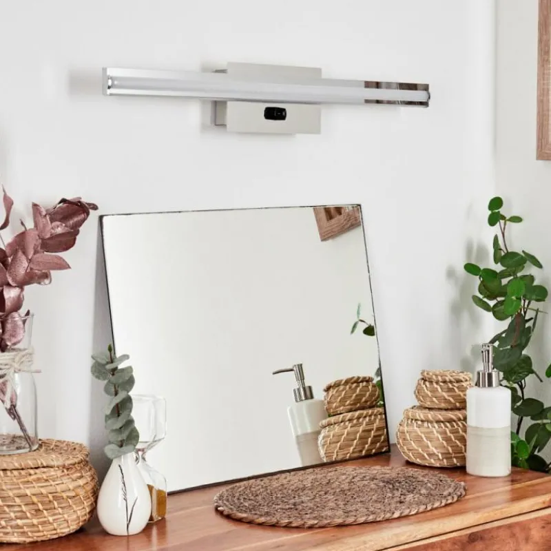 hofstein lampe miroir Aspers LED Chrome, 1 lumière* Appliques