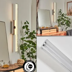 hofstein lampe miroir Aspers LED Chrome, 1 lumière* Appliques