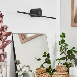 hofstein lampe miroir Puharila LED Noir, 1 lumière